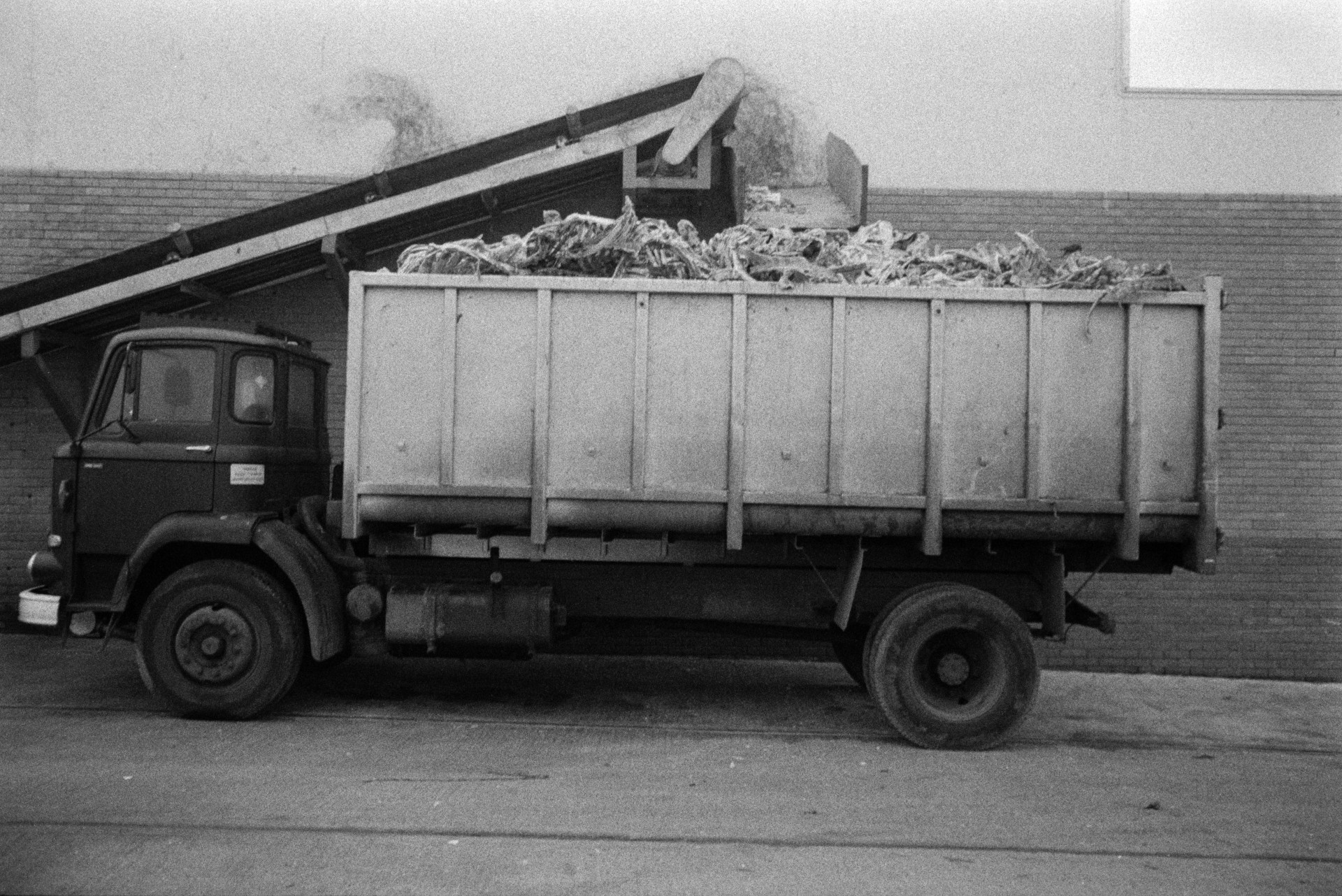 The bone lorry at the North Devon Meat Company in Torrington.
