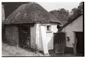 Thatch and cob barns by James Ravilious
