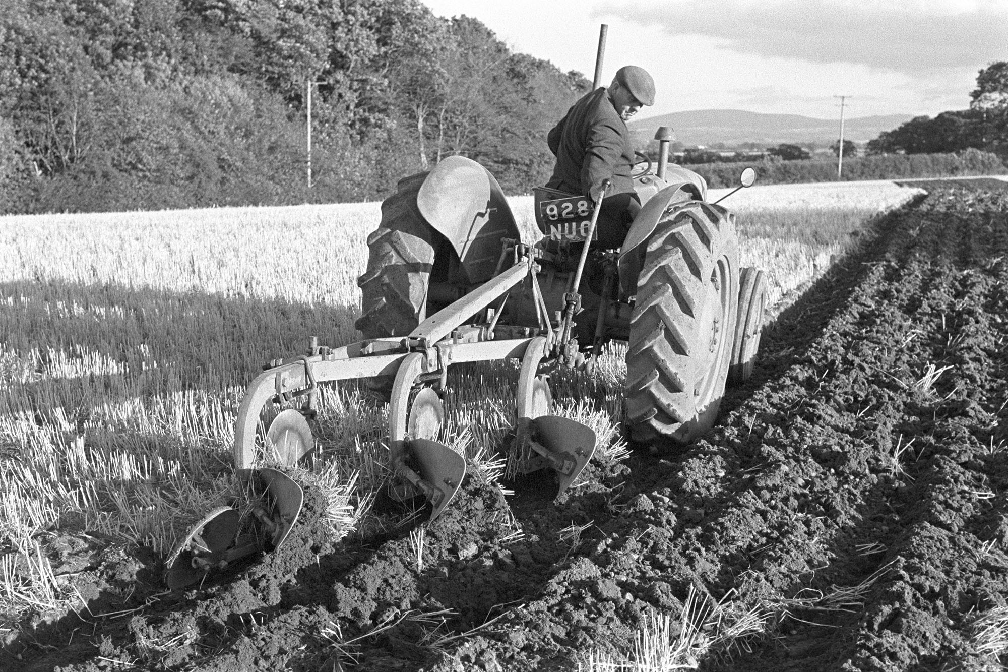 John Ward ploughing by James Ravilious