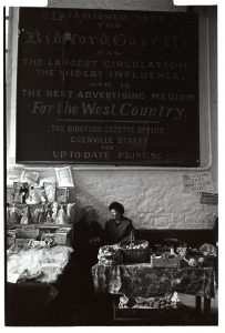 Advert for local paper by James Ravilious