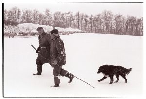 Alf Pugsley and Phillip George searching for lost sheep by James Ravilious