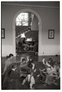 Children's dance class by James Ravilious