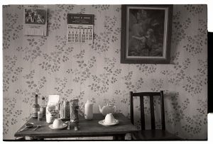 A farmer’s breakfast table by James Ravilious