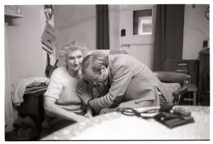 Dr Richard Westcott examining a patient by James Ravilious