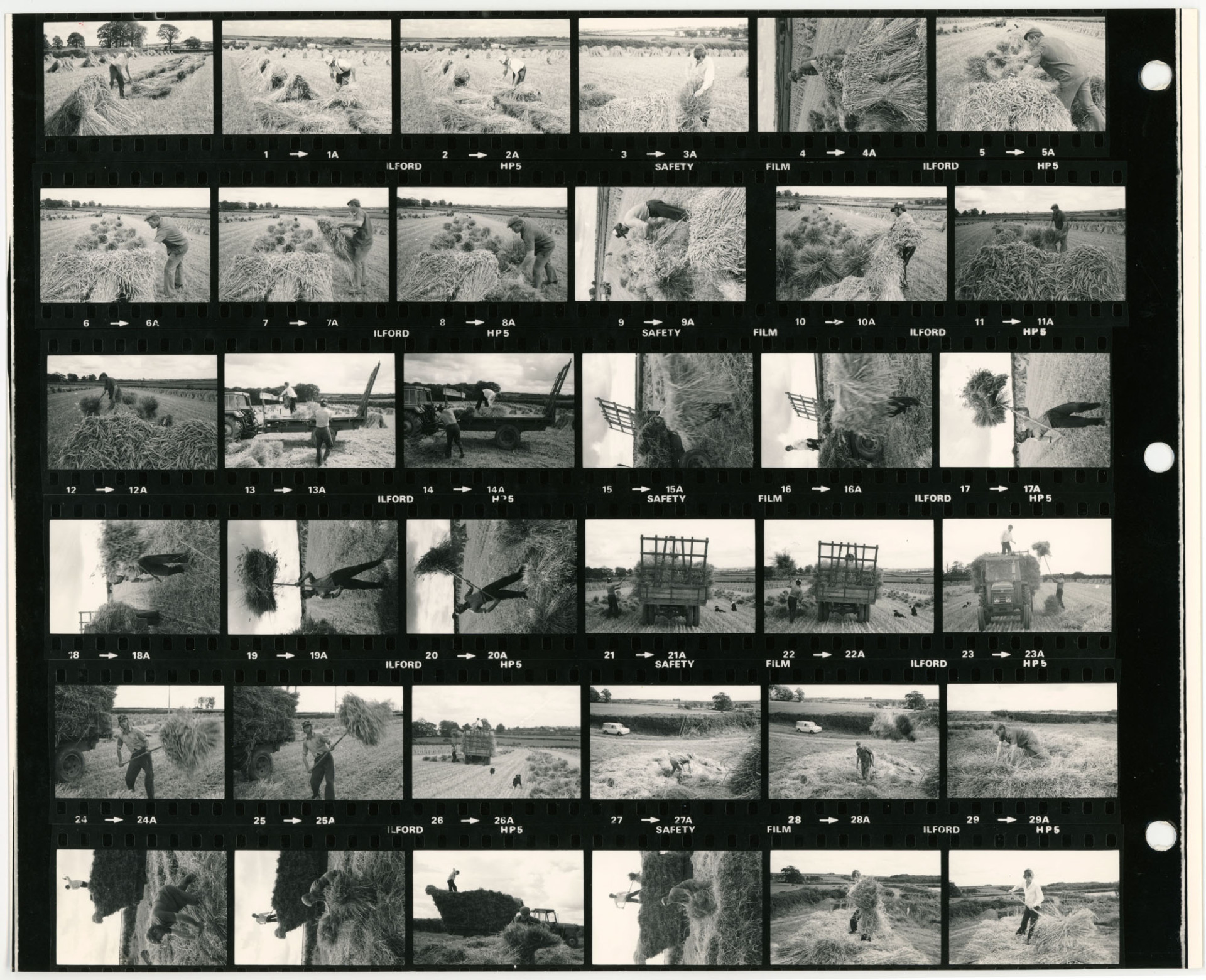 Negative numbers 0-35. All these frames are duplicated on contact sheet RAV/02/1108/1.